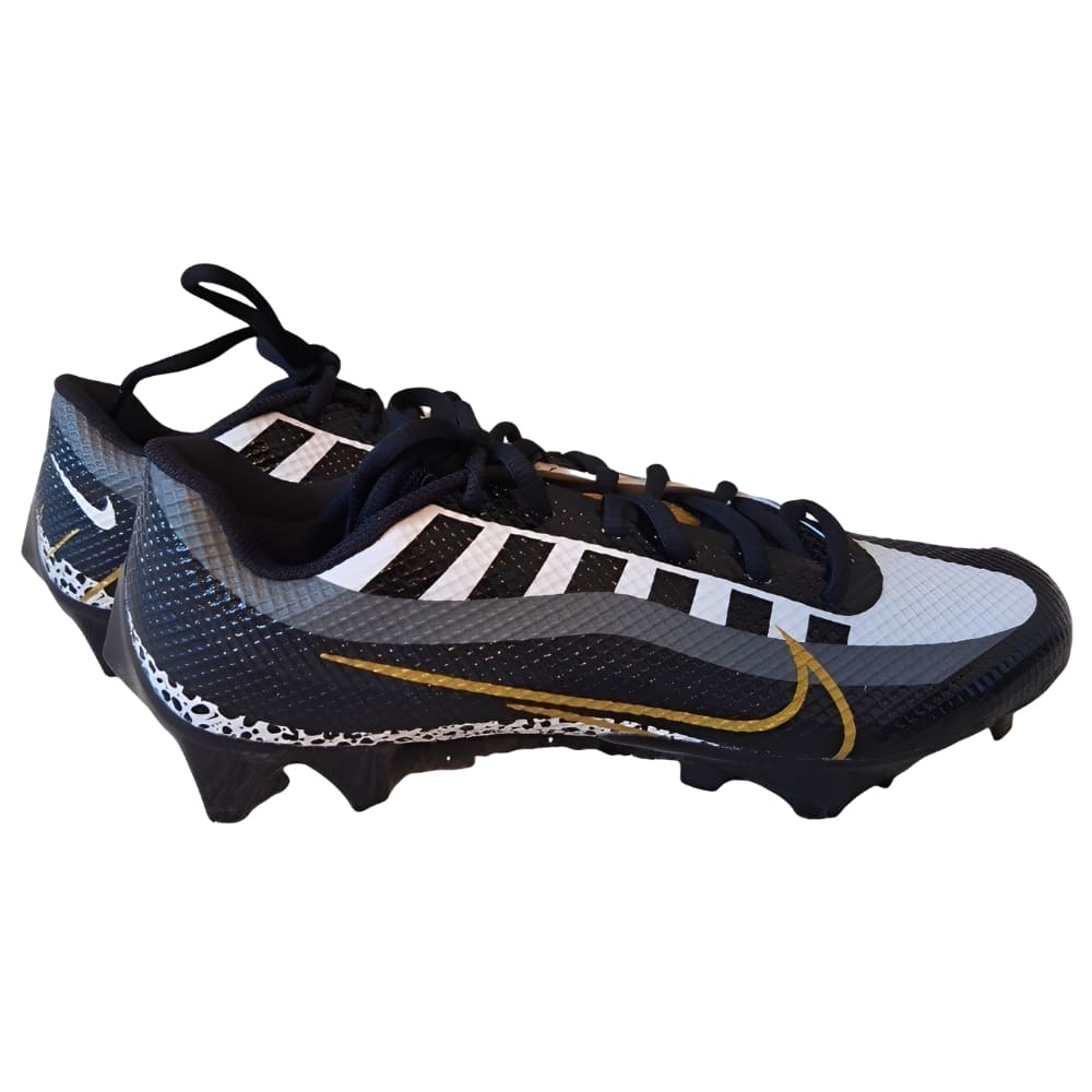 Playmaker Base: American Football Schuhe Nike Vapor Edge 360 Speed Black-Gold-White Produktbild